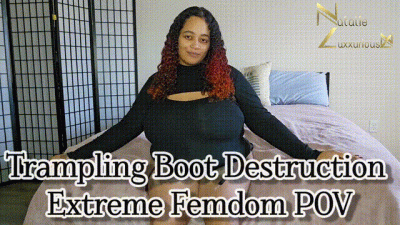 Trampling Boot Destruction Extreme Femdom POV