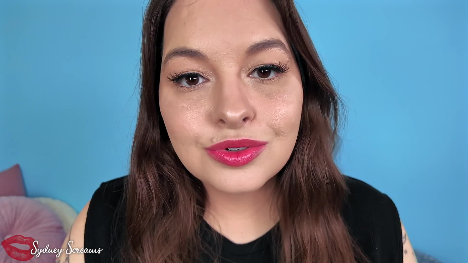 Head Empty, Just My Lips- Lipstick Goddess Sydney Screams Wants You To Focus On Her Lips, Let Your Thoughts Go, And Goon Away To Her Plump Red Lips- Lipstick Domination, Lipstick Seduction, Glossy Red Lips