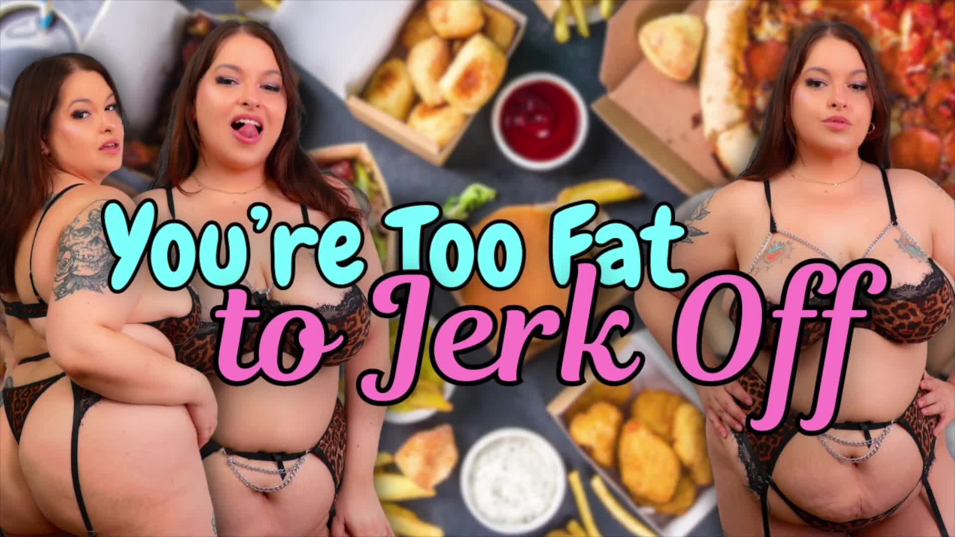 You're Too Fat To Jerk Off- Humiliating SPH JOI For Overweight Bhm From Chubby Sexy BBW Sydney Screams- Weight Gain Humiliation, Jerk Off Humiliation