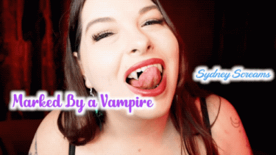 Marked By A Creature Of The Night- Sydney Screams Marks You With Red Lipstick Kisses And Fangs