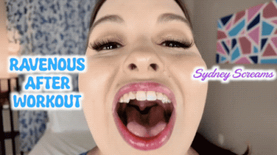 Ravenous After Workout BBW Sydney Screams Is Starving After Exercise And Swallows You Whole