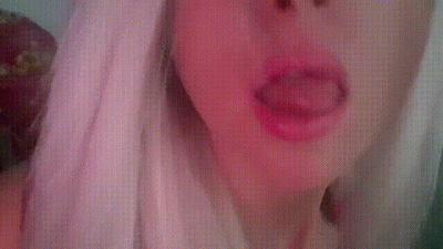 Stroke To My Long Perfect Blonde Hair,Slave!