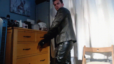 Leather Intruder In Your House! Part 1