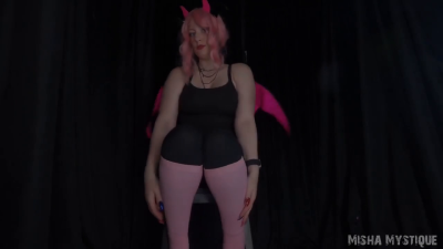 Foot Fetish: Succubus In Pink Socks- POV Foot Fetish- POV Feet Fetish- Knee High Socks Fetish- POV Sock Fetish