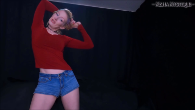Coworker Is Such A Tease: Short Jean Shorts Jeans Fetish Ass Fetish Down Blouse Tease