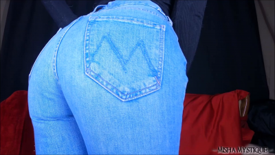 Jeans Fetish JOI: Designer Denim In Your Face POV Ass Worship Cum Countdown
