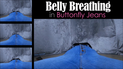 Belly Breathing In Buttonfly Jeans Heavy Breathing Moaning Fetish