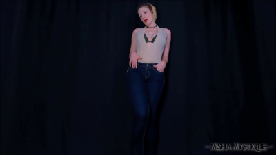 Jeans Fetish: Ass Tease Miss Mes And A Bodysuit - Designer Denim Fetish