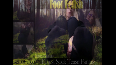 Foot Fetish Forest Sock Tease Fantasy