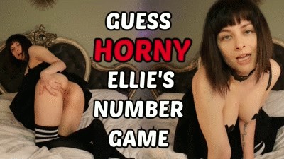 Guess Horny Ellie's Number Game 1080P Ellie Idol