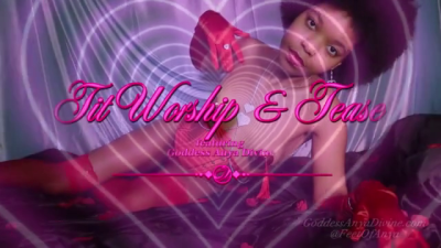 Valentine's Day Tit Worship & Tease