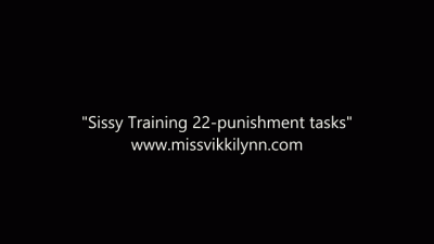 Sissy Training 22-Punishing Tasks With Mistressvictoria (Humiliation) (Slave Task)