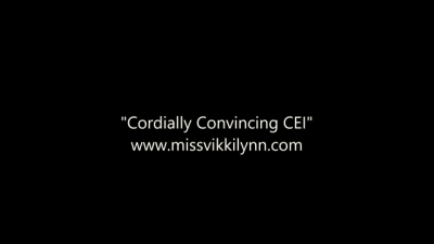 Cordially Convincing CEI With Mistressvictoria (Topless)