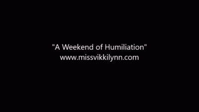 A Weekend Of Humiliation With Mistressvictoria (Boot Cleaner)