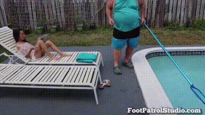 Dominating The Pool Boy With Freya Von Doom