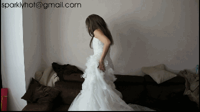 Sparklyhot - Fart In A Wedding Dress HD - iWantClips