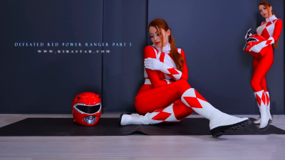 Defeated Red Power Ranger Part L