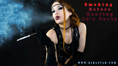Smoking Before Roaring 20'S Party