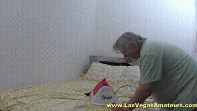 4K/ Autumn Bodell - Rides Her New Tremor Sex Toy Gift From Her In Law Gerald Saunders