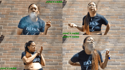 Petite Asian Goddess Chain Smoking- Non Nude Vol 005