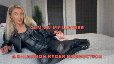 Cum On My Leather JOI