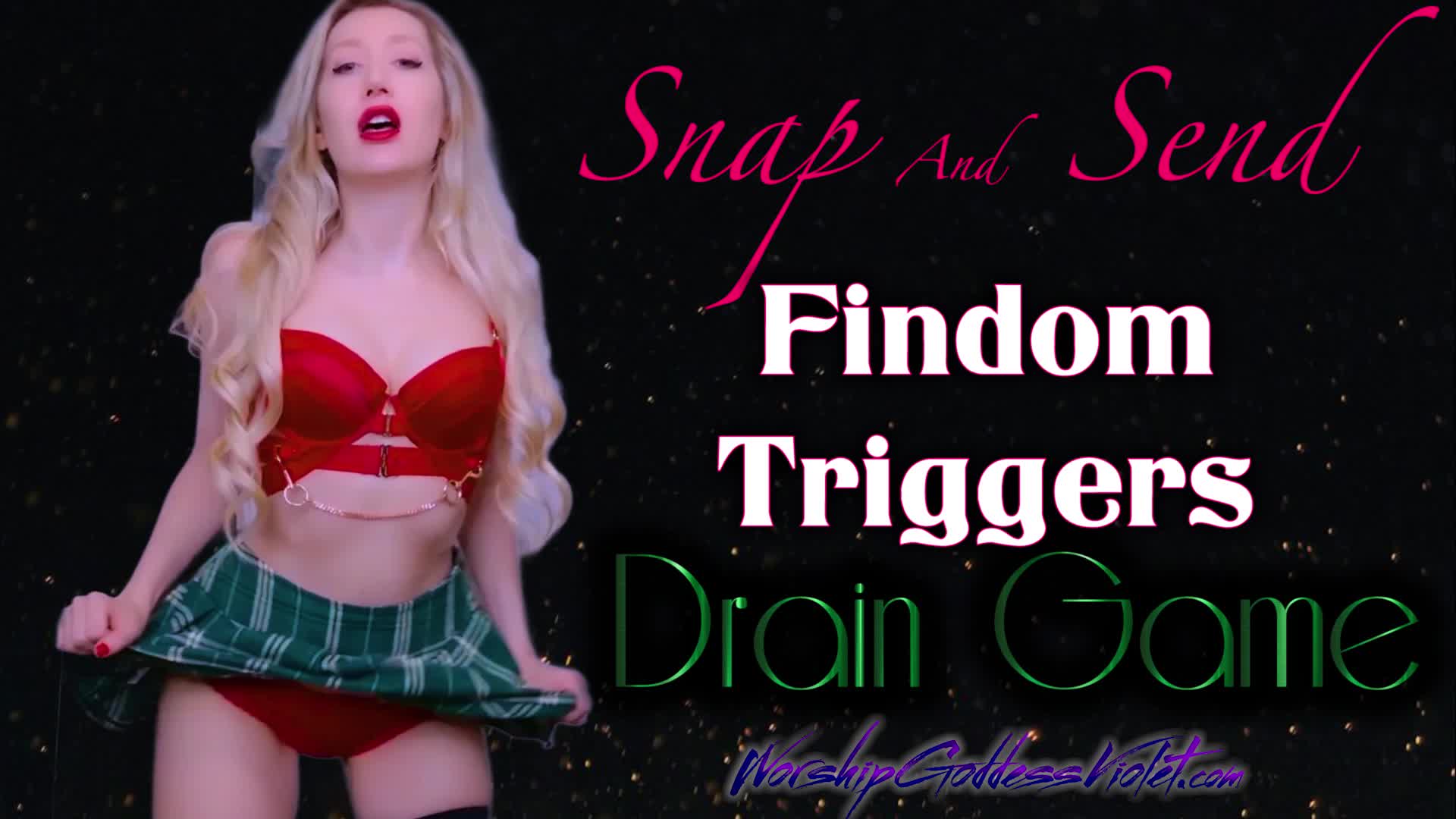 Snap And Send: Findom Triggers Drain Game