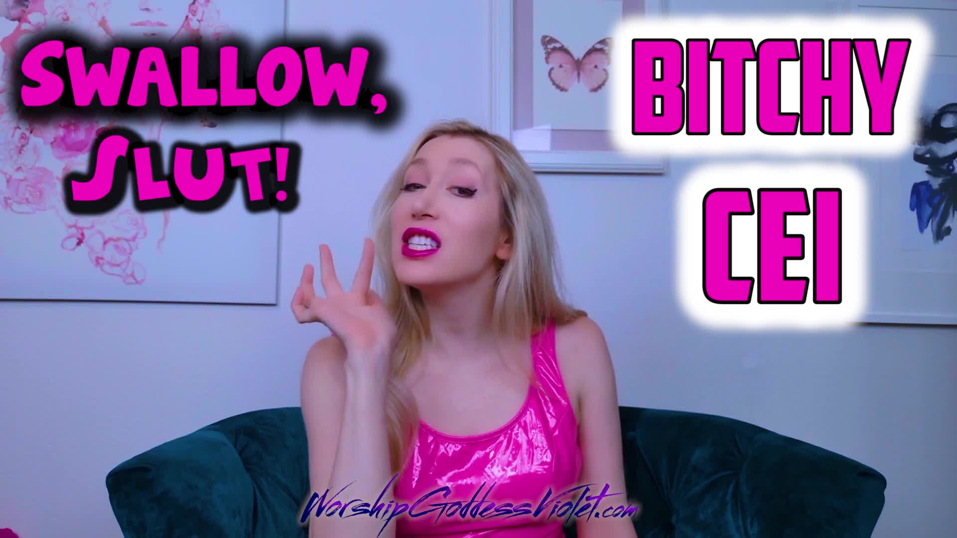 Swallow, Slut! Bitchy CEI