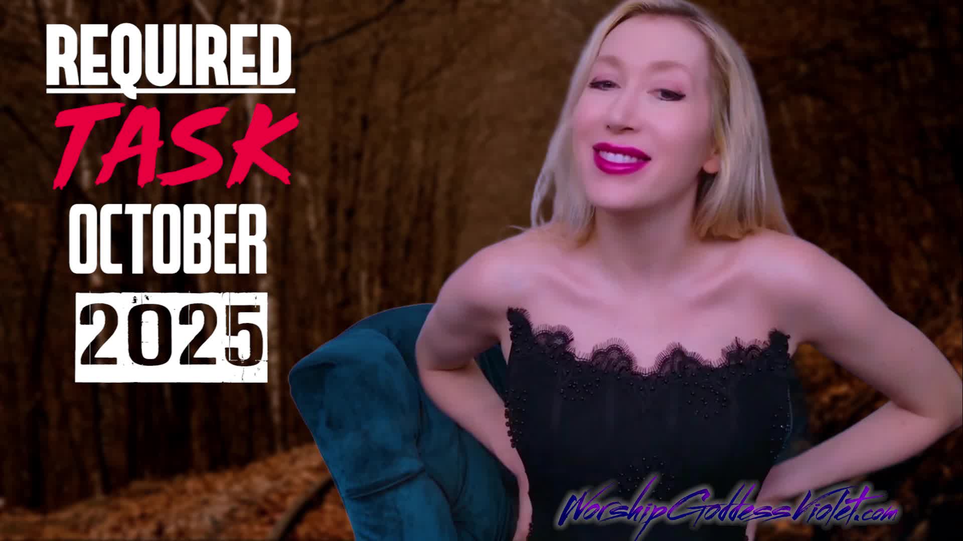 Required Blackmail Task October 2025