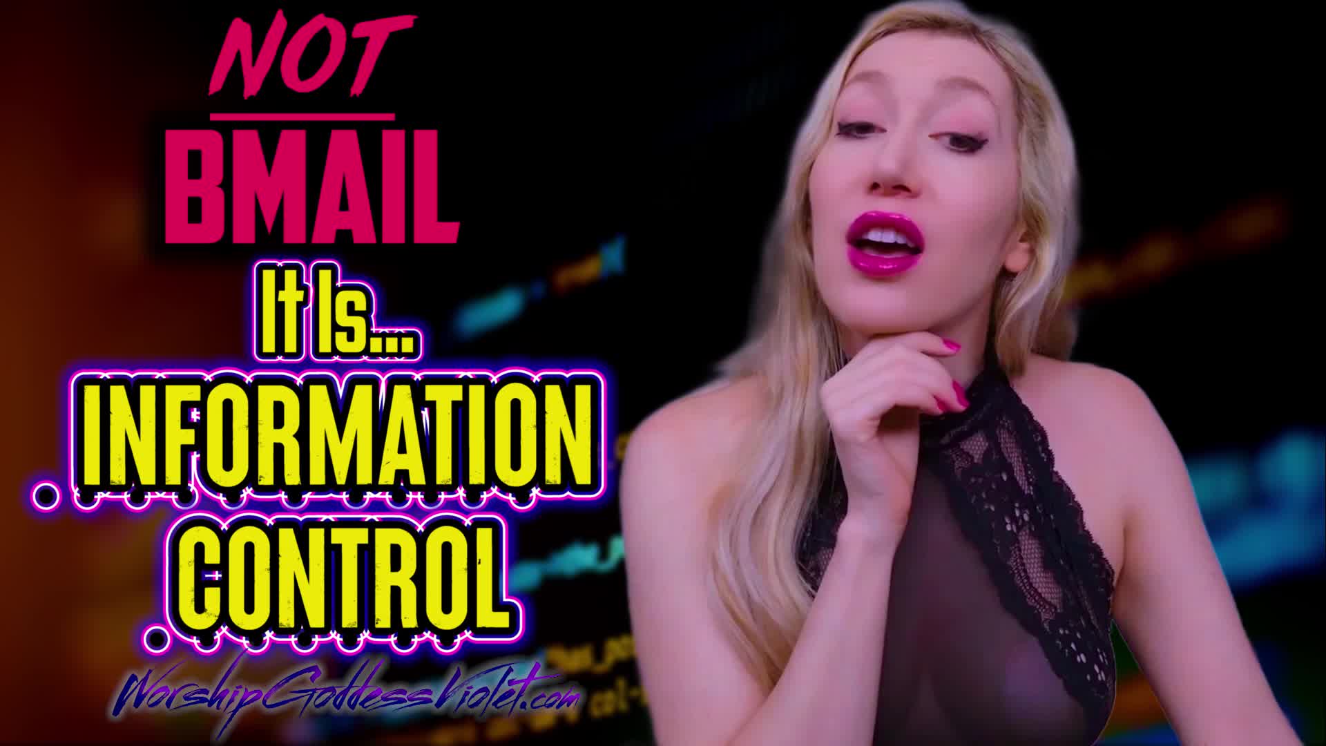 Not Bmail It Is Information Control