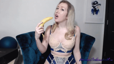 Banana Cum Eating Instructions