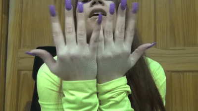 Worship My Soft Hands And Purple Nails