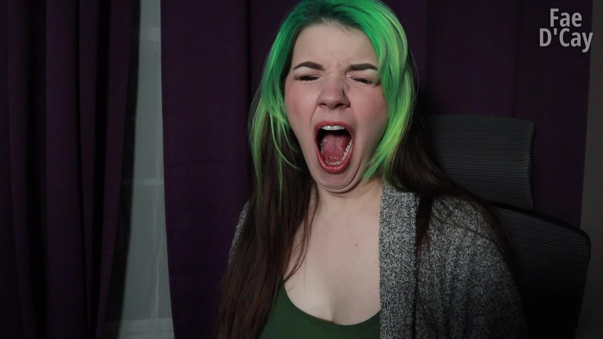 Yawning Fetish - Porn Video Clips For Sale at iWantClips - Page 8