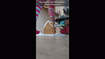 Giantess Tramples Gingerbread House