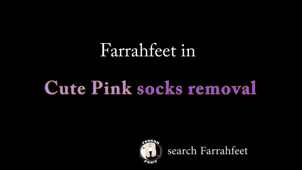 Cute Pink Socks Removal
