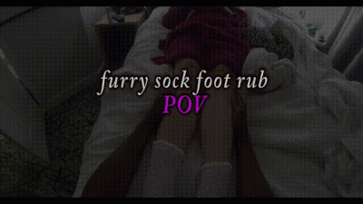 Furry Sock Foot Rub POV