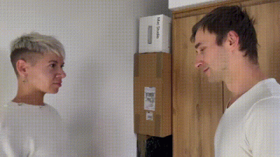Ruslana Feels Pure Delight While Stepping On Balls Black Shoes Russian Language HD 2560X1440