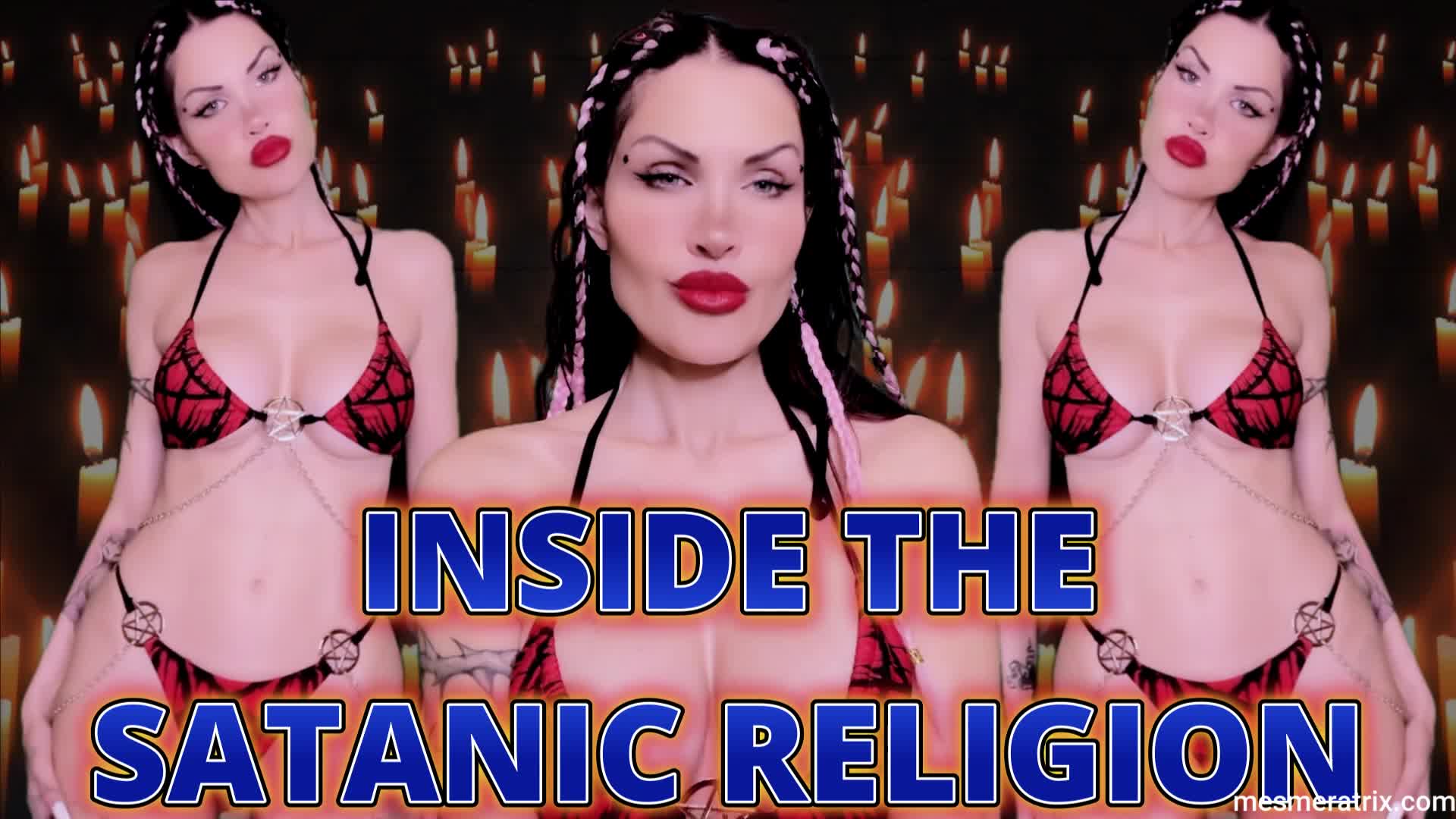 Tiny Satan nude invites you to indulge in satanic desire