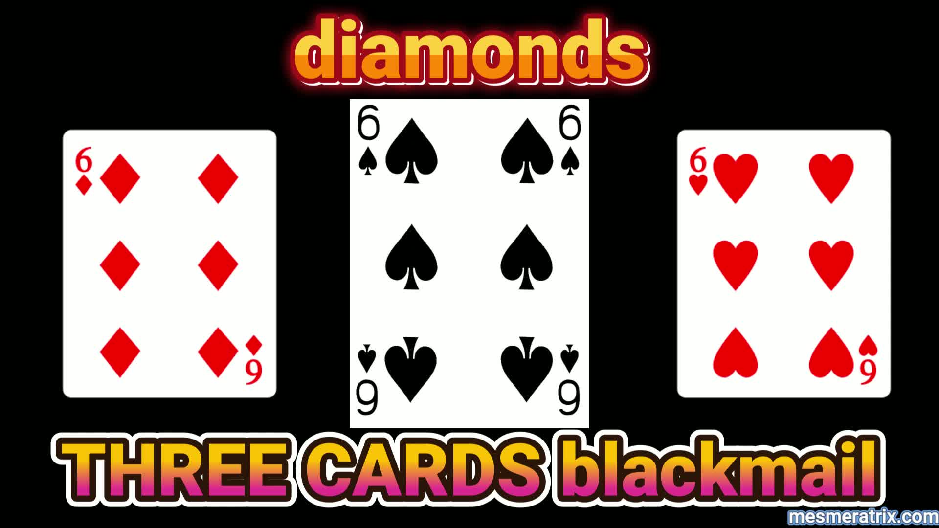 Three Cards: Diamonds