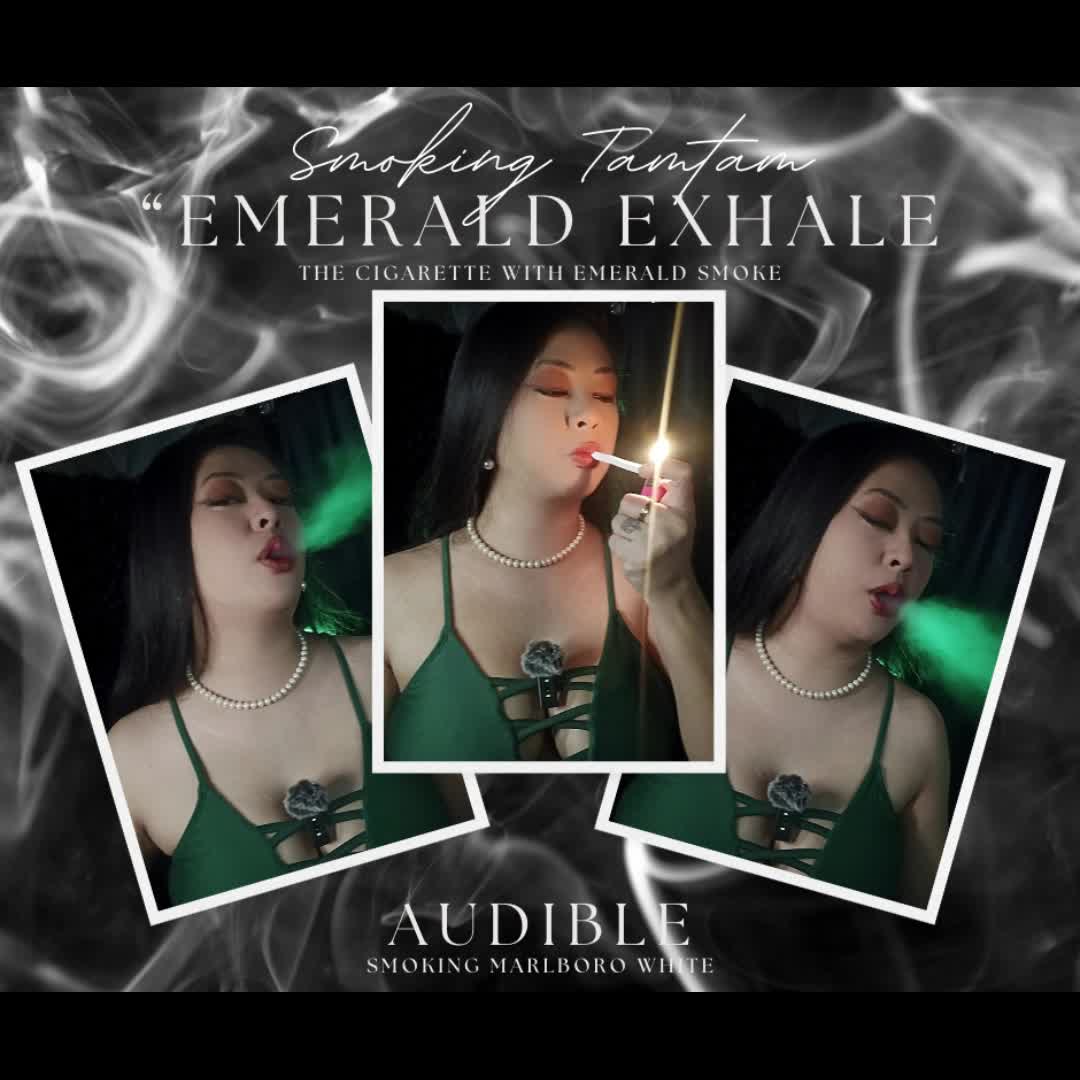 "Emerald Exhale- The Cigarette With Emerald Smoke