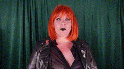 Goth Girl Looses Her Clothes! Embarassed Naked Curvy Goth