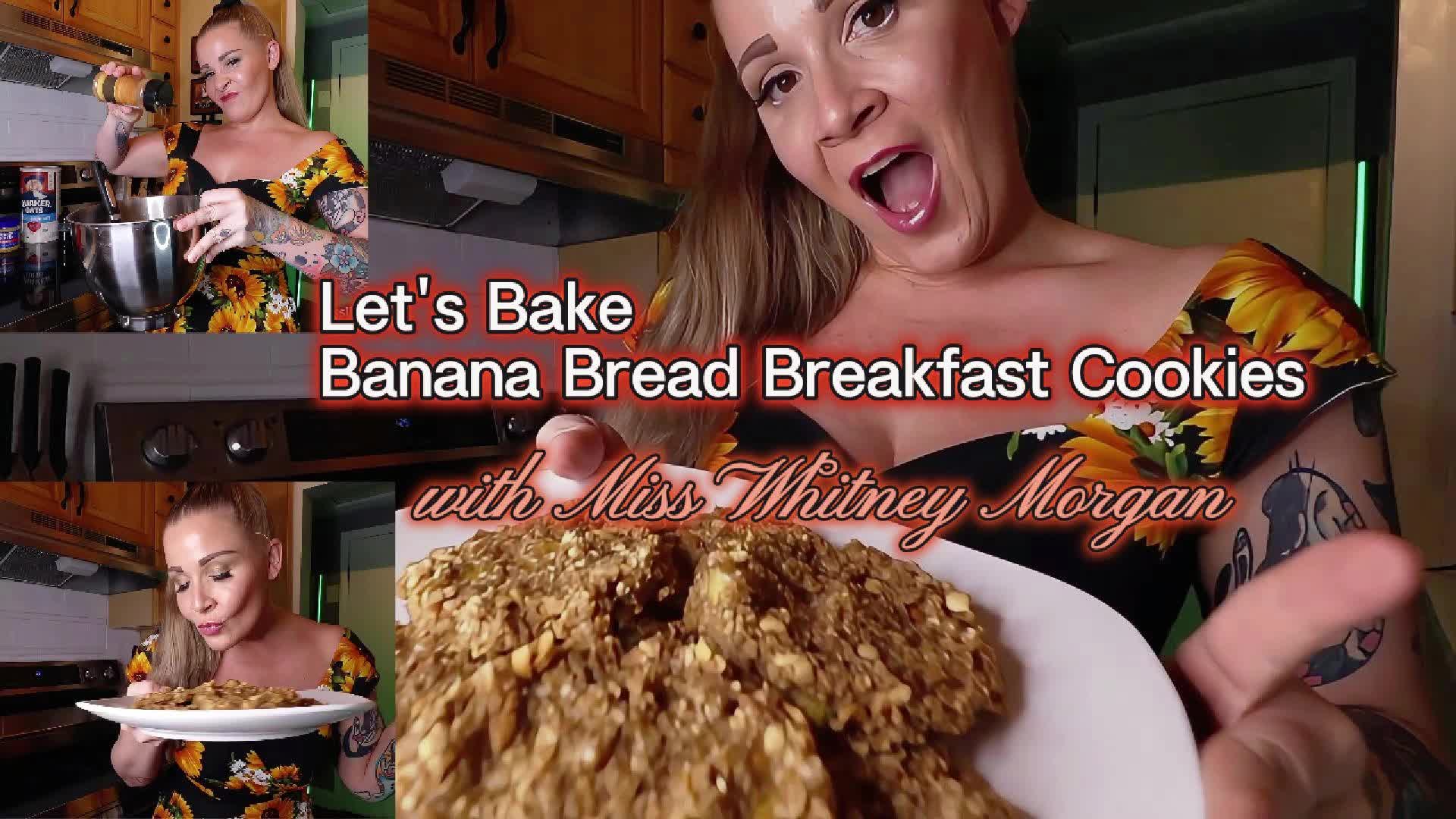 Foodie Fetish Friday! Bake Banana Bread Breakfast Cookies With Me
