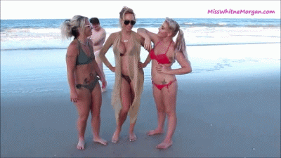 Beach Beauties Ballbusting On Andrea Dipre