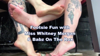 Whitney Morgan & Babz On The Rox Footsie Fun