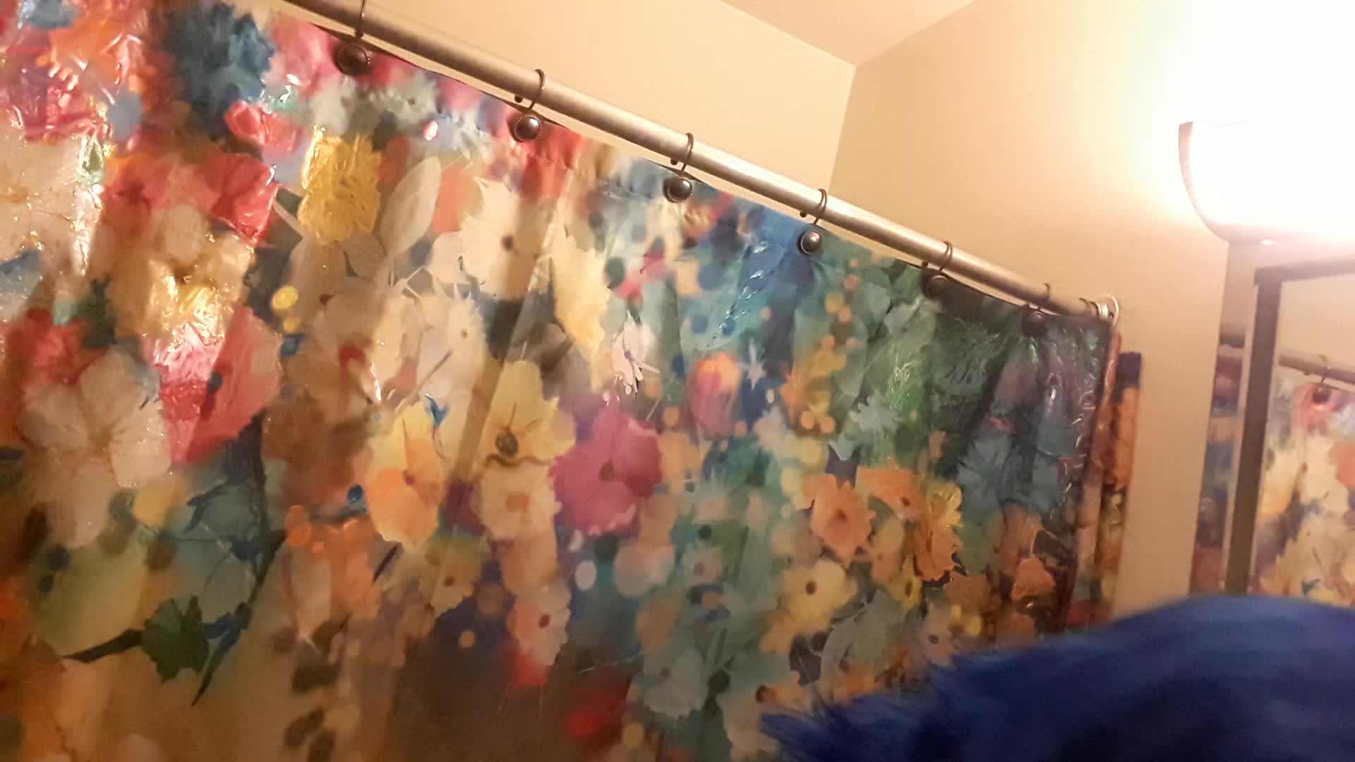 Blue-Haired Ebony BBW Teeth Brushing: Wet Mouth & Oral Hygiene Fetish