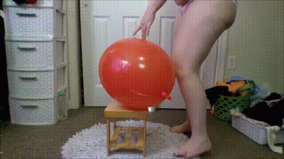 On A Stool: Red Punch Balloon (Pretty In Pink)