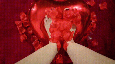 Cream On My Feet For Valentine's Day