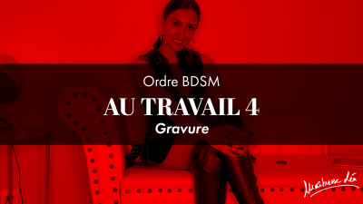 Ordre Au Travail 4 * Gravure