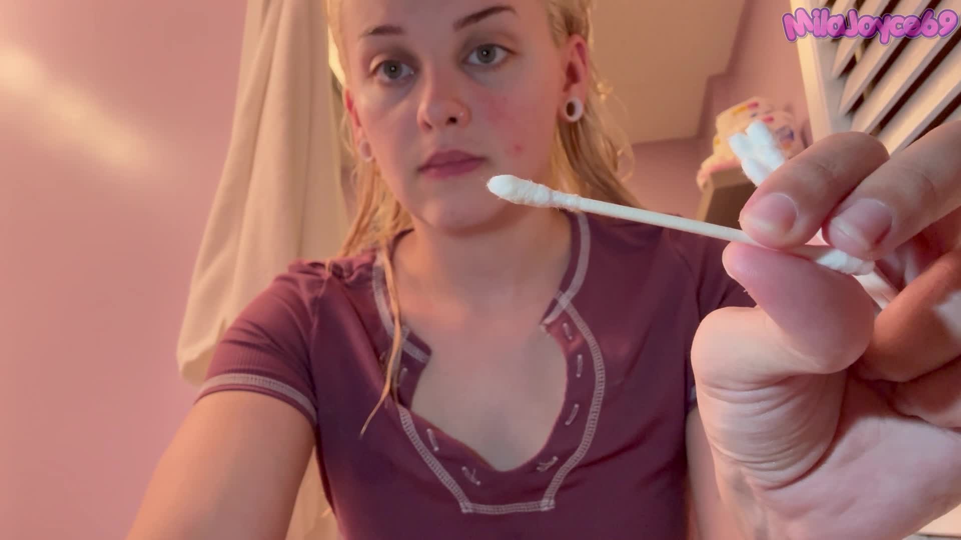 Close Up Ear Cleaning