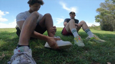 Brandon And Luca Shoe Transport