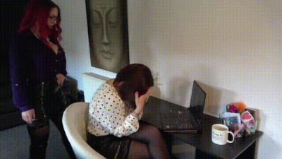 Naughty Secretary Punished!